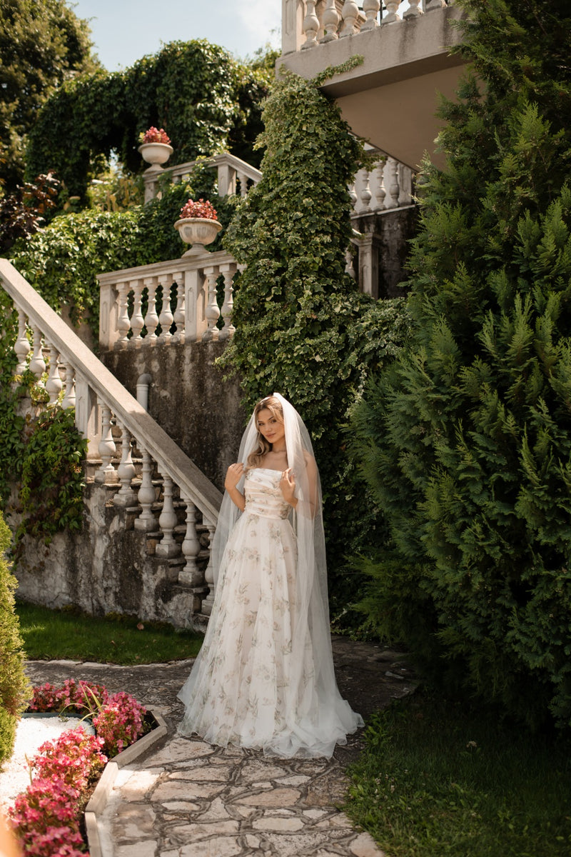 Alina Floral Embroidered Wedding Dress